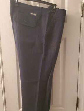 Nautica Navy Men's Straight-Leg Pants